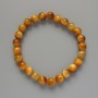 Pulsera de ojo de gato amarillo natural