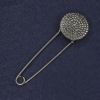 Broche-alfiler Moneda 23×76 mm ± plateado
