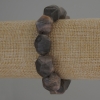 Pulsera Solar con piedra natural, cuentas facetadas, diámetro 16-18×13-16 mm, longitud 18 cm, hilo elástico