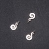 Colgante espiral 18×10 mm, envasado 20 g ±15 piezas