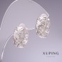 Pendientes Xuping rodio 17x7 mm
