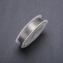 Hilo para joyas plateado, diámetro 0,2 mm, carrete de 45 m (±)