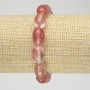 Pulsera de calcedonia con goma elástica