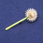 Broche de diente de león 73×28 mm